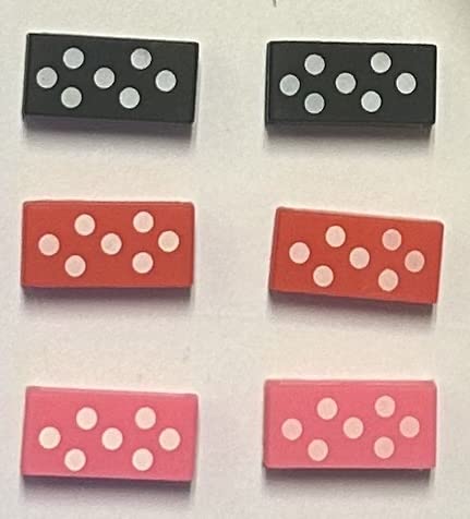 Mickey and Minnie 6 Pack (Bitbelts 2 of Each Color: Black, Red and Pink with White dots)
