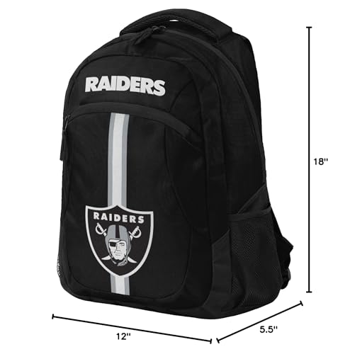 Image of FOCO Las Vegas Raiders NFL Action Backpack