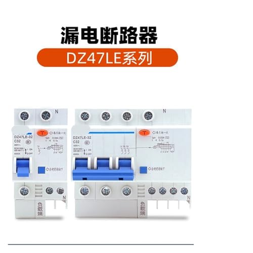 Disjoncteur de fuite DZ47LE 2P C40 pour protection domestique