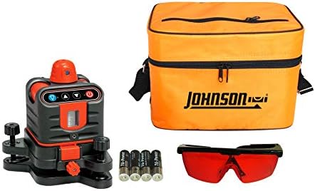 Johnson Level & Tool 40-6502 Manual-Leveling Rotary Laser, Red, 1 Laser, Large