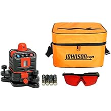 Johnson Level & Tool 40-6502 Manual-Leveling Rotary Laser, Red, 1 Laser, Large