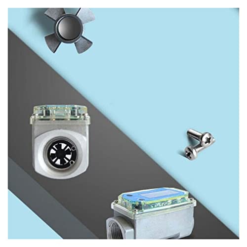 Medidor de flujo digital de aluminio con pantalla LCD de alta precisión 3