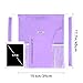 WANDF Drawstring Backpack with Shoulder Pad Sports Gym Backpack with Mesh Pocket String Bag for Women Men (Purple)