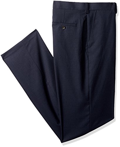 J.M. Haggar Men's Sharkskin Premium Classic-Fit Stretch Suit Separate Pant, Dark Navy, 34Wx38L