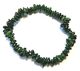 Splitter-Armband Chrom-Diopsid grün