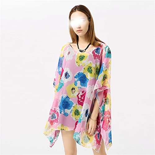 Blouse de bikini respirante contre le soleil haut de plage ample pour dame