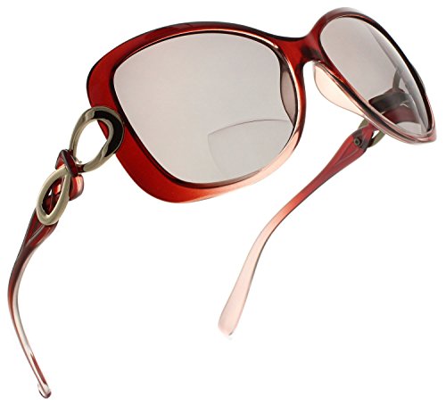Fiore Bifocal Sunglasses For Women Oversized Sun Readers Bi Focal Reading Glasses