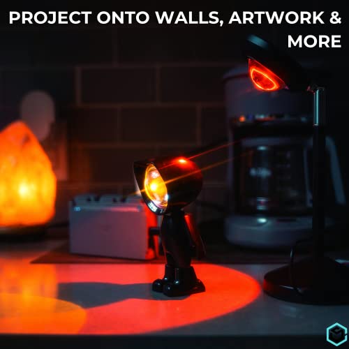 Cosmosphere Starvision 2.0 Sunset Lamp Projector - 7 Cosmic Colors Sunset Light, Touch Control Sunset Projection Lamp, Adjustable 360°, Usb Rechargeable Battery Sunset Lamp Multiple Colors (Black) #TOP4