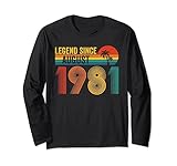 Photo Gallery legend since august 1981 men women birthday 1981 vintage maglia a manica Photo Gallery legend since august 1981 men women birthday 1981 vintage maglia a manica