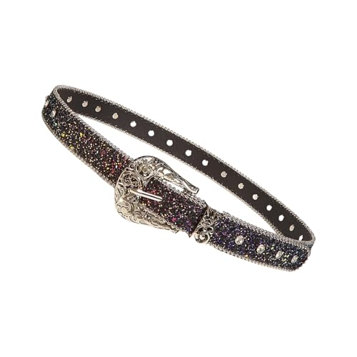 Girl Punk Waistband Carved Buckle Belt For Jeans Dress Nightclub Girls Modern Jeweled Waistband