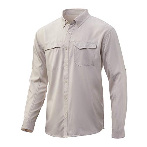 HUK Tide Point Woven Solid Ls vêtement manches longues sport