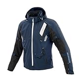 コミネ(KOMINE) 2025モデル バイク用 07-637 JK-637 エニグマG2ソフトシェルジャケットソリアーノⅡ Navy L