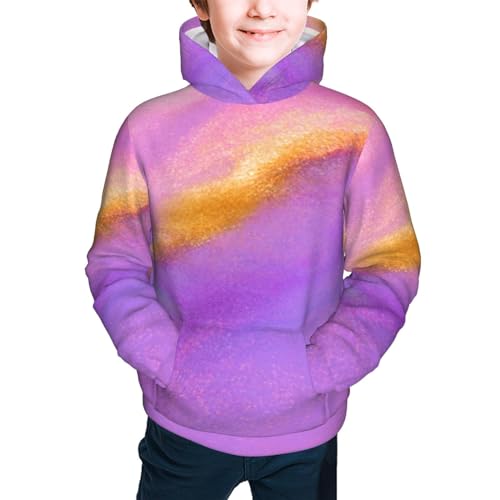 Youth Long Sleeve Pocket Hoodie Sweatshirt Kids Pullover Hooded Tops2