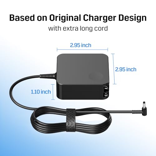 Image of 65W Laptop Charger Replacement for Lenovo Flex 5, 1i, 1