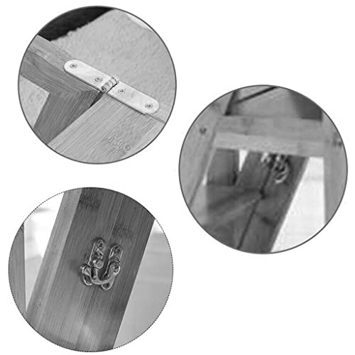 Silla plegable de bambú para ganar espacio en la cocina y dormitorio 6