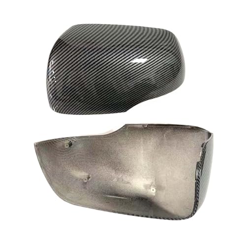 Coque de rétroviseur pour Kia Picanto protège des rayures style carbone ABS noir