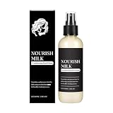 Prebase Acondicionadora Nourish Milk: Nutre, Suaviza y Hidrata Intensamente, Protege del Calor y Aumenta el Brillo, Reduce el Frizz, Nutre y Suaviza, Apto para Todo Tipo de Cabello (1PC)