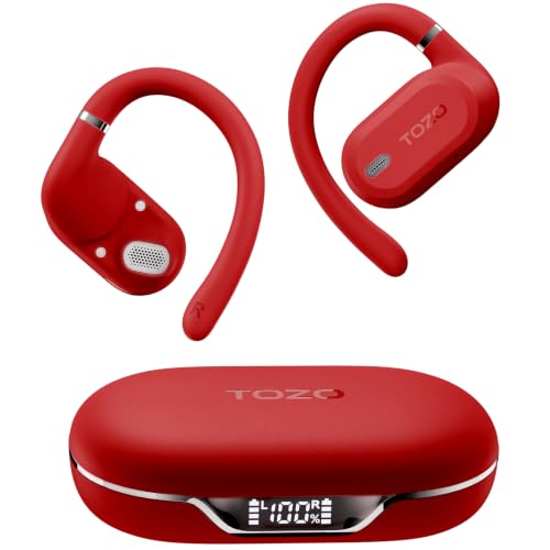 Image of TOZO T12 Wireless Earbuds Bluetooth 5.3, LED Display Case, Deep Bass Sound