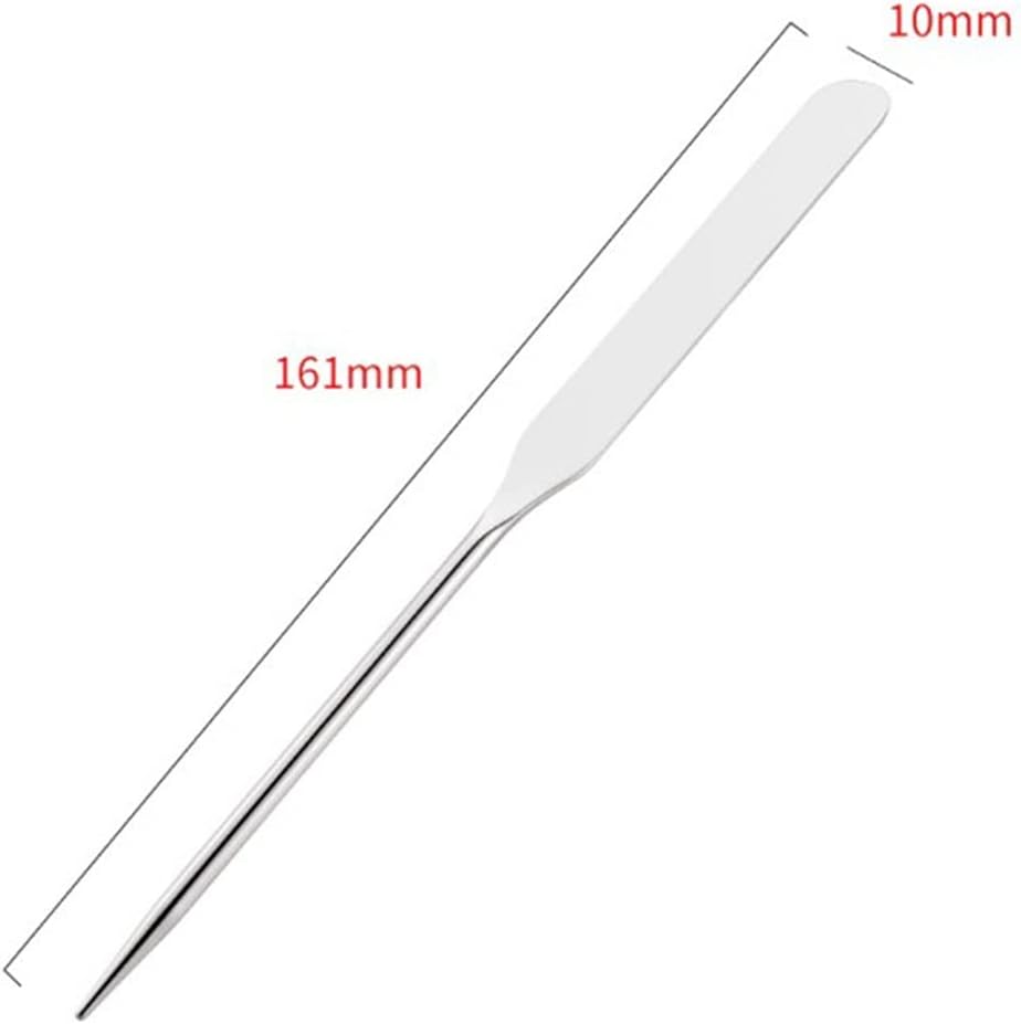 Foundation Blender Stick Stainless Steel Palette Mixing Spatula Heads Makeup Toner