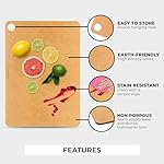 Freshware Wood Cutting Boards for Kitchen, Dishwasher Safe, Medium 12" x 9" and Large, 15" x 11.25", Set of 2, Natural - Image 4