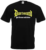 Öko-Tex Standard 100 World of Shirt Herren T-Shirt Dortmund You Never Walk Alone