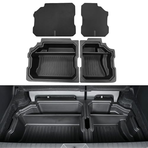 TUAMFO 2024 for Toyota Sienna Trunk Tray，compatible with Toyota Sienna 2024 2023 2022 2021 Trunk Cargo Organizer，New Small Items Organizer