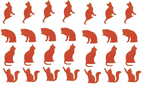Cat Collection (Cat (Brown) vinyl Stickers)