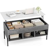 Tavolino Sollevabile SOARS Con Alzata Pneumatica – 104x49 Cm, 3 Scomparti, Colore Nero - 3