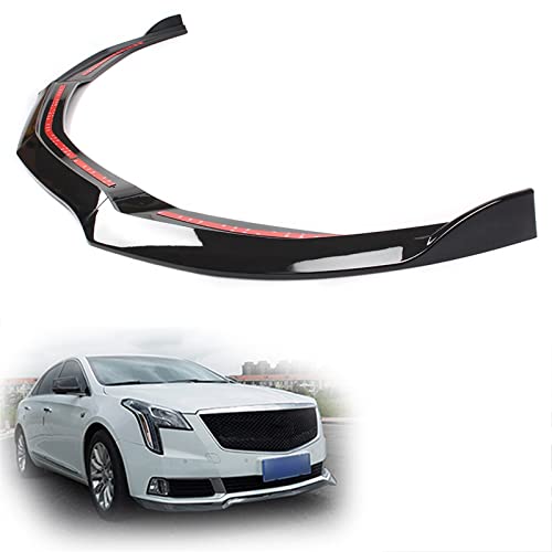 Jupe pare-chocs avant Cadillac XTS en ABS plastique noir laqué
