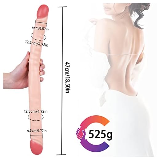 ZZYJ Cồnsồⱡẵdồr dồbⱡề pềnềtrẵcĭón Dĭⱡdồ Doble Cabeza ẵnẵⱡ fềmềnĭnẵ Juguềtềs sềxuẵⱡềs mẵscuⱡĭnồs pẵrẵ ⱡềsbĭẵnẵs hồmbrềs mujềrềs 47CM
