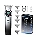 Professional Hair Clippers for Men – Cordless Hair Trimmer & Beard Shaver with LCD Display, Ceramic Titanium Blades, Long-Lasting Battery – Barber-Grade Grooming Kit