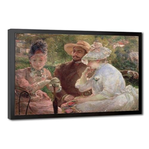 Toile Marie Bracquemond sur la terrasse de Sèvres habiller un mur de bureau vide