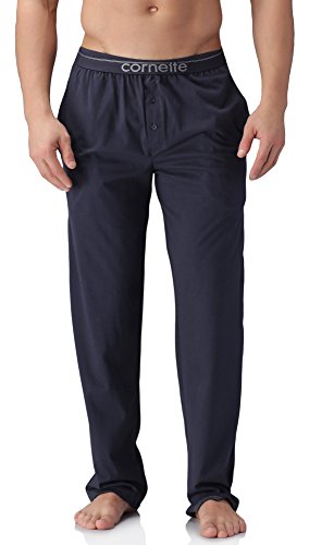 Cornette Pantalón de Pijama para Hombre CR099 (Marino, XXL)