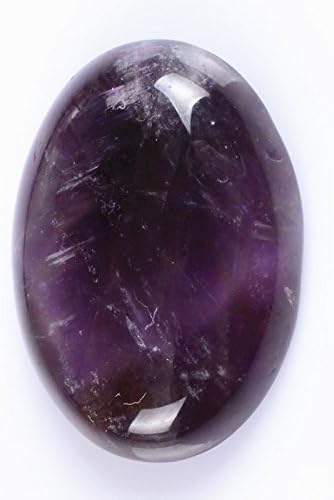 30x22mm Oval Cabochon CAB Flatback Semi-Precious Gemstone Ring Face (Amethyst)