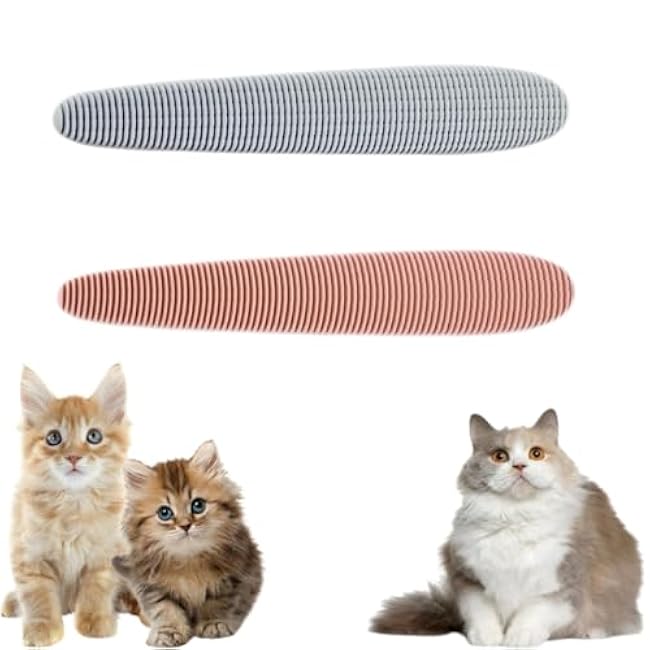 2Pcs Cat Tongue Comb, Pet Grooming Brush, Hair Massage Tool for Cats, Suitable for Short-haired, Long-haired, Kittens, Pet Cleaning Supplies-t61D9b5O