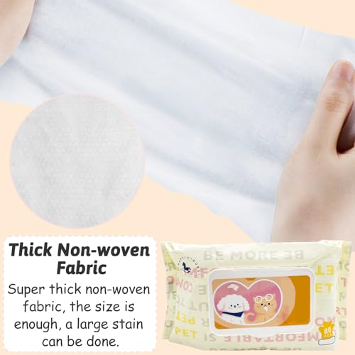 Hamiledyi Pet Wipes for Dogs 6 Packs of 80 Count Cats Paws Feet Wipe Soft Thick Puppy Grooming Wipes with Lids for Quick Cleaning Butt Feet Ears Eyes Nose Cucciolini Doodles Hamiledyi pet wipes for dogs 6 packs of 80 count cats paws feet wipe soft thick puppy grooming wipes with lids for quick cleaning butt feet ears eyes nose cucciolini doodles