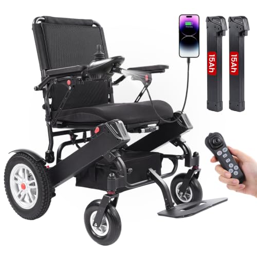 40-Mile Electric Wheelchair for Adults