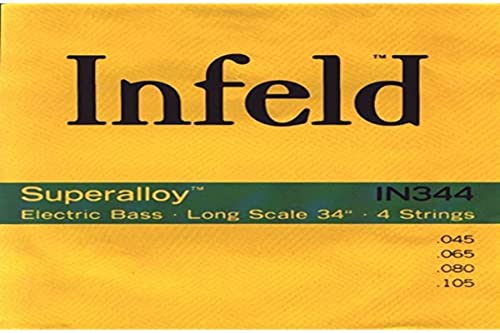 Thomastik single string H/B .125 steel core, superalloy winding round wound IN34125 for electric bass Infeld set IN345, IN346