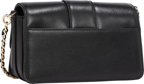 Image of Tommy Hilfiger Women's Heritage Leather Crossbody Bag With Chain Crossbody Strap