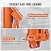 VEVOR Hydraulic Long Ram Jack, 8 Ton Engine Hoist Cylinder with Single Piston Pump and Clevis Base, Hydraulic Ram Cylinder for Engine Lift Hoists, Hydraulic Garage/Shop Cranes, Mechanical, Farm