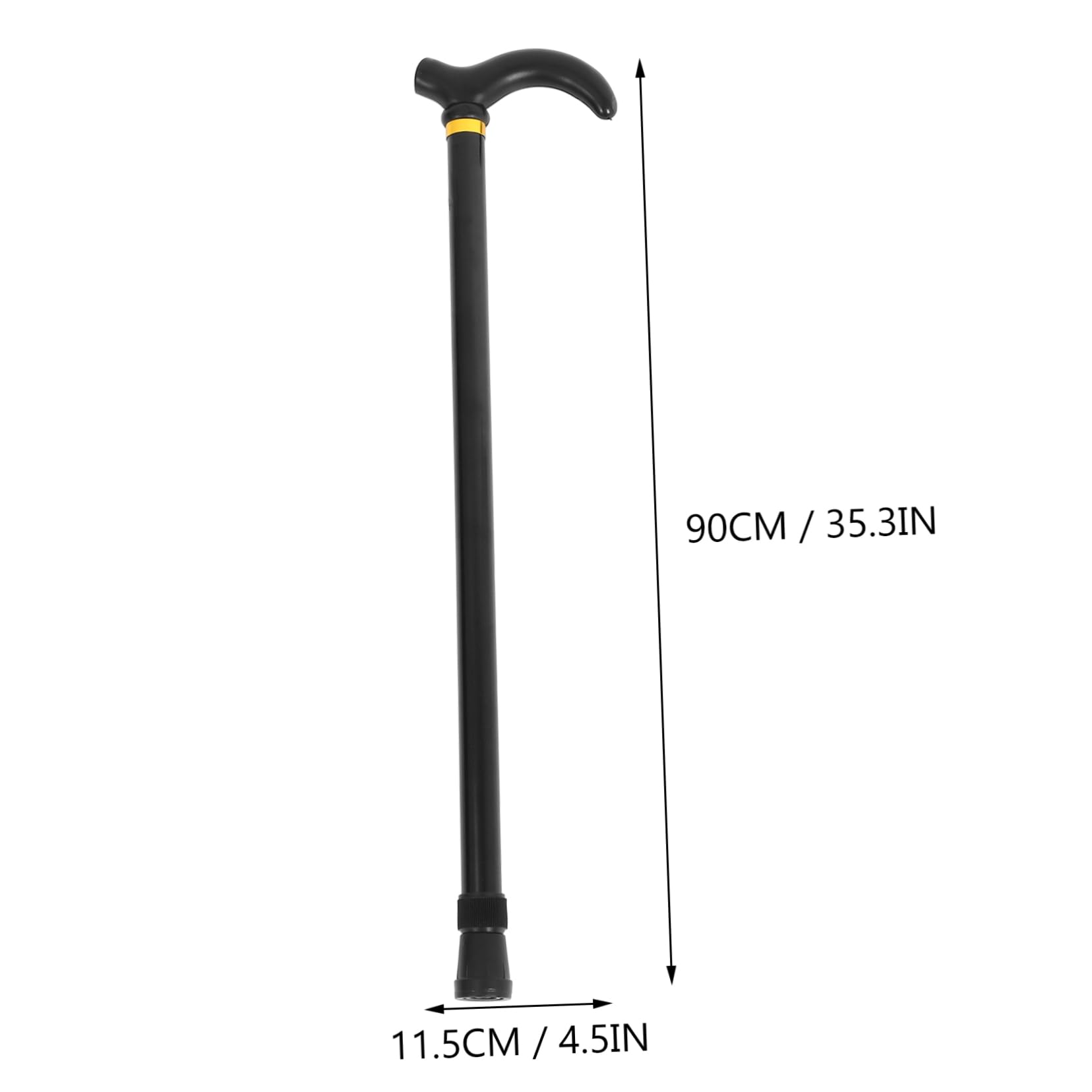 Didiseaon Stylish Aluminum Alloy Walking Stick Hiking Pole for Men and Women Anti-Slip Handle
