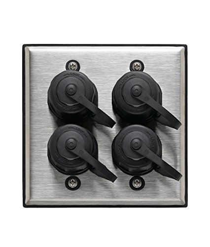Prise DuraPort Leviton D670K-2S4 4 ports pour ateliers et hangars