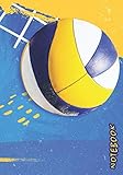 wilson volleyball tom hanks  Notebook - Beach Volleyball 1 - Carnet de notes 120 pages lignées - Design Beach Volleyball