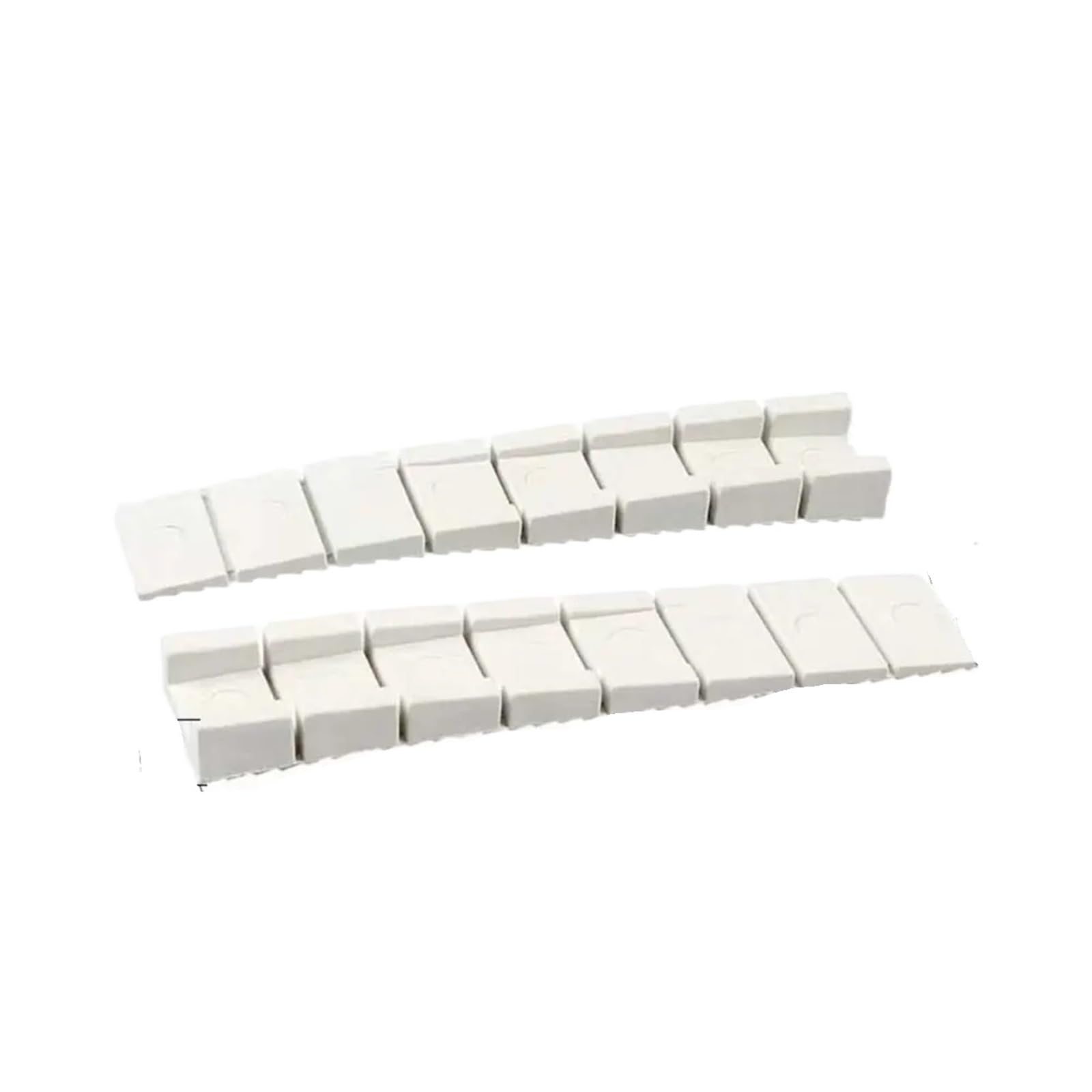 Wedges 2pcs Furniture Table Levelers Leveling Shims Height Wedges Gasket Chair Balance Foot Pad(White)