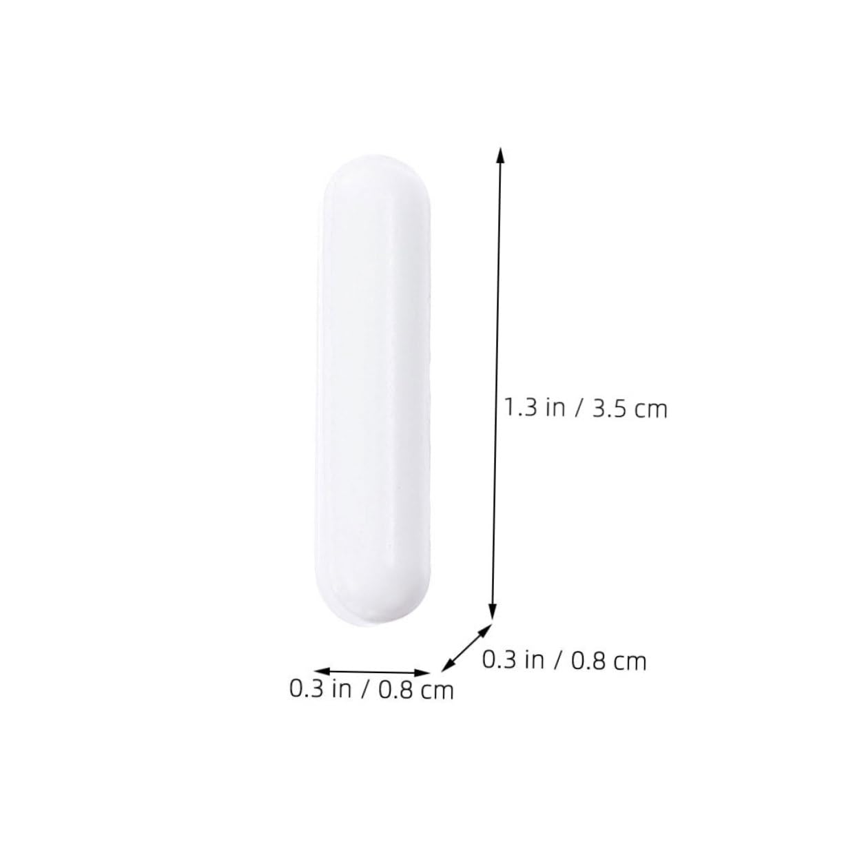 Holibanna 16 pezzi Barra Agitatrice Ptfe Cilindrica per Laboratorio Resistente e Liscia per Miscelazione Precisa e e Reagenti