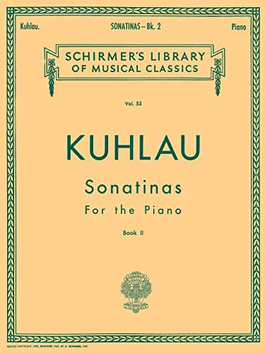Sonatinas - Book 2: Piano Solo: Schirmer Library of Classics Volume 53 Piano Solo
