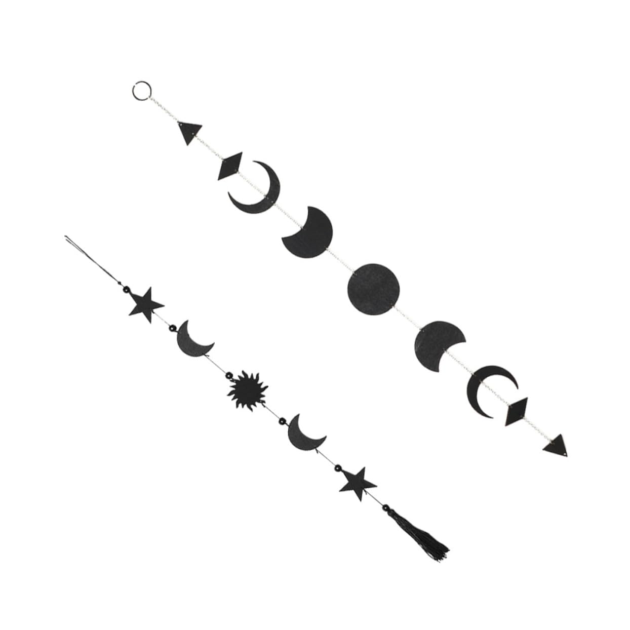 PRETYZOOM 8pièces Décoration Design Et Lune Pendentif à Suspendre pour Salon Et Chambre