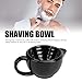 ZJchao Ceramic Shaving Bowl Double Walled Heat Retention Shaving Mug with Handle for Home Grooming Gifts for Men (Double Layer)