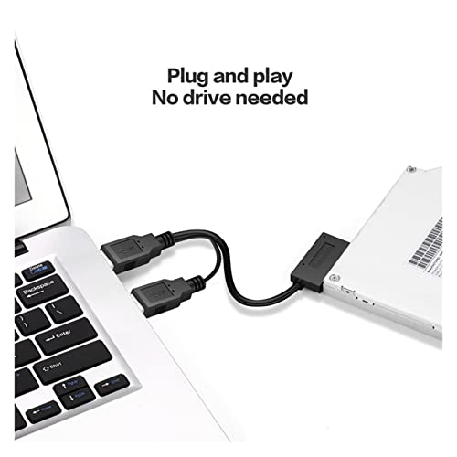 Cable Adaptador USB3.0 a Mini Sata II 7+6 13Pin 50 cm miniatura 6