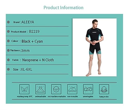 Muta Corta da Uomo, Mute da Immersione in Neoprene...